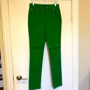 Escada sport green straight leg jeans